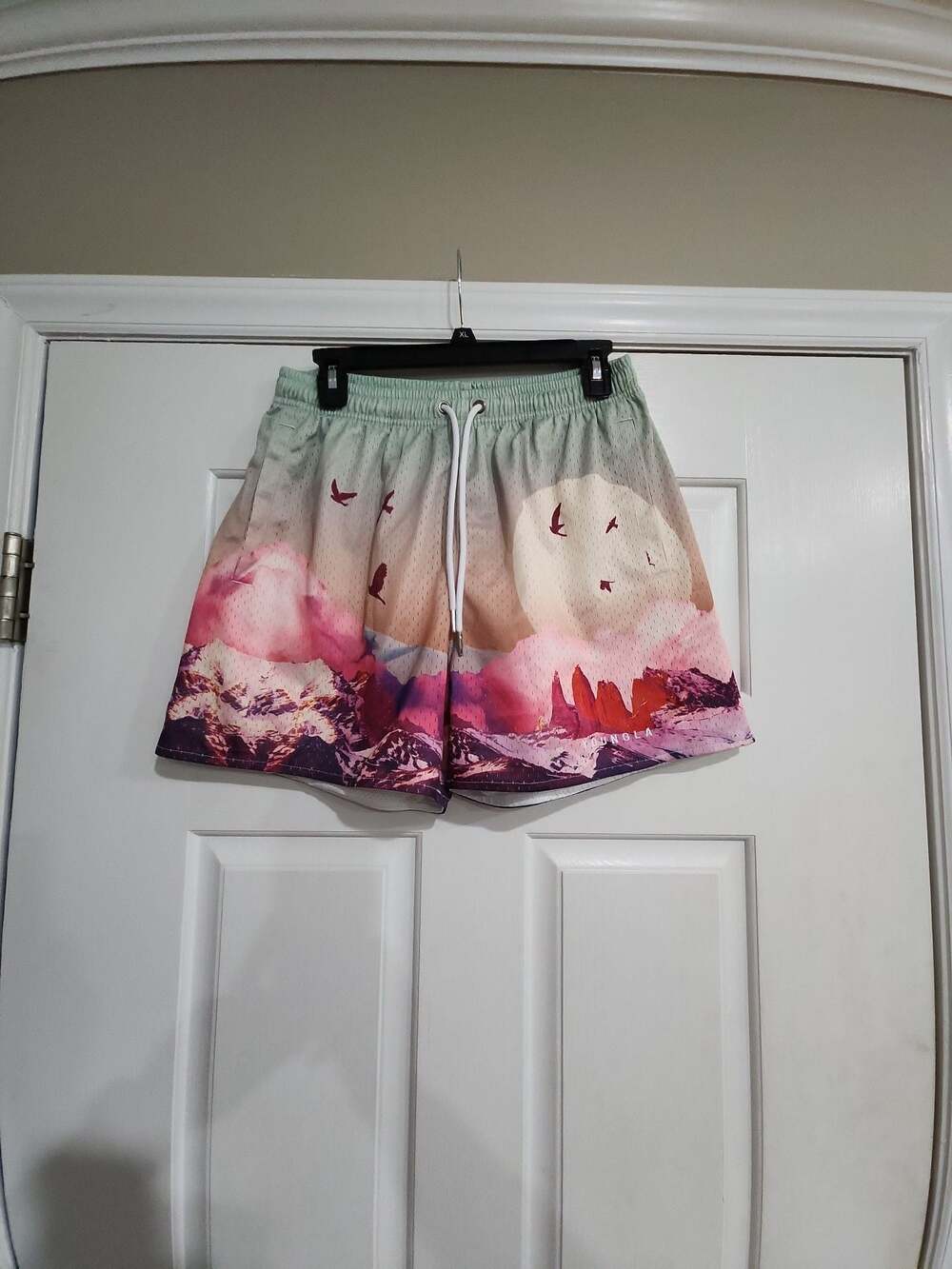 YoungLA Graphic Mesh Athletic Shorts